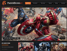 Tablet Screenshot of patrickbrownart.com